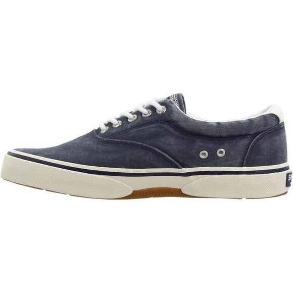 Sperry Other - Sperry Halyard CVO Sneaker Mens 8 Saltwash Navy Lace Up Rubber Sole NEW